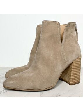 Steve Madden Thrived Tan Suede Bootie 10M